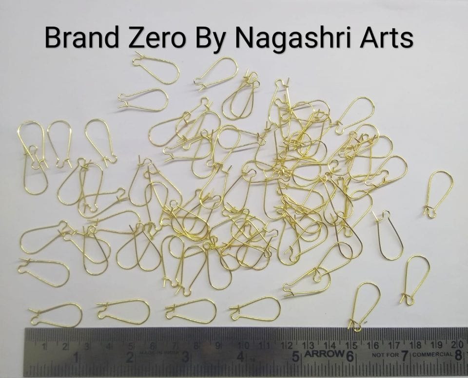 Brand Zero Pack of 20 Gms 25mm Gold U Pins