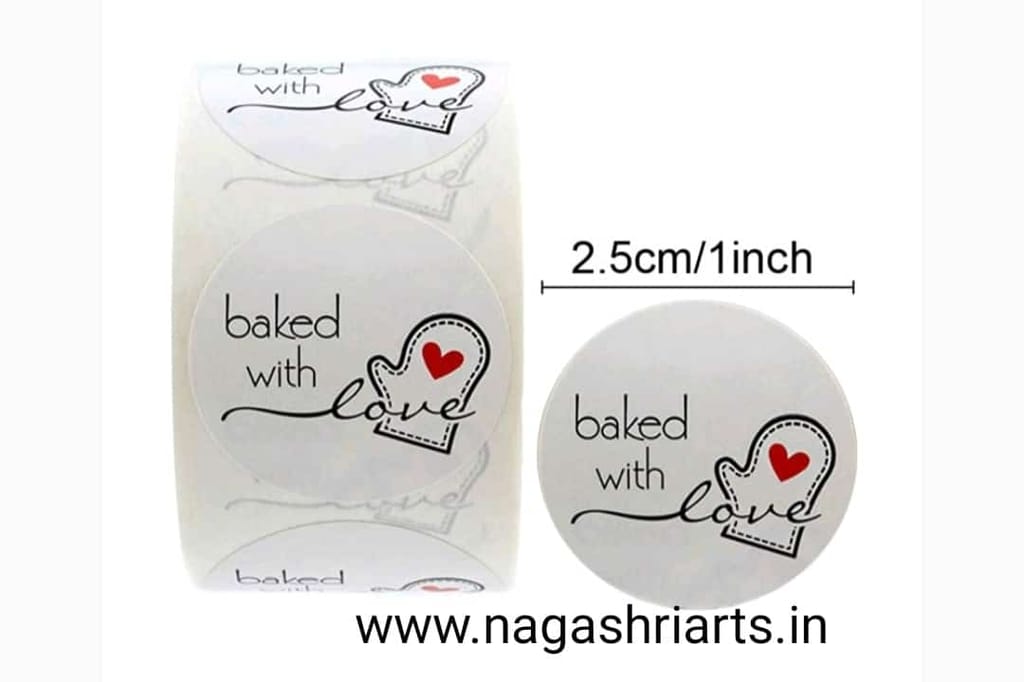 Baked With Love  Stickers - 14