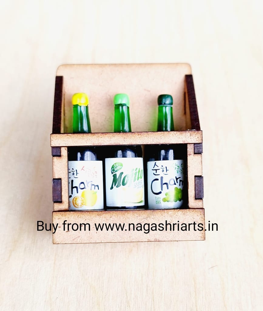 Miniature Wine Bottle Holder -1 pc