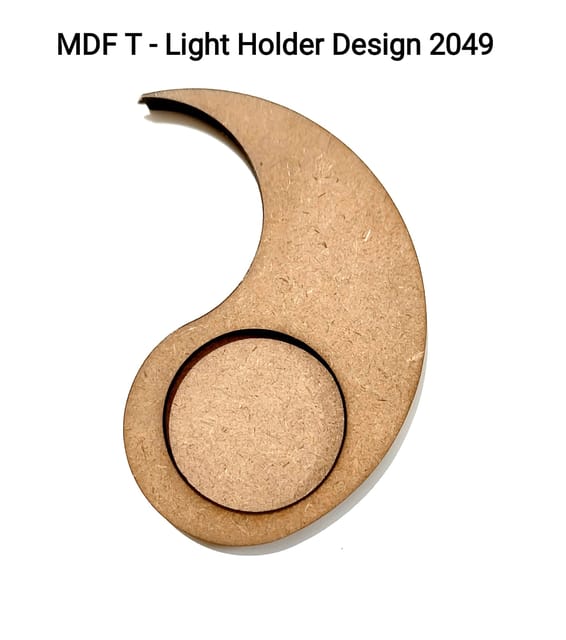 Brand Zero MDF Tea Light Holder Double Layer - Design BZMDFTEALHDDL2049