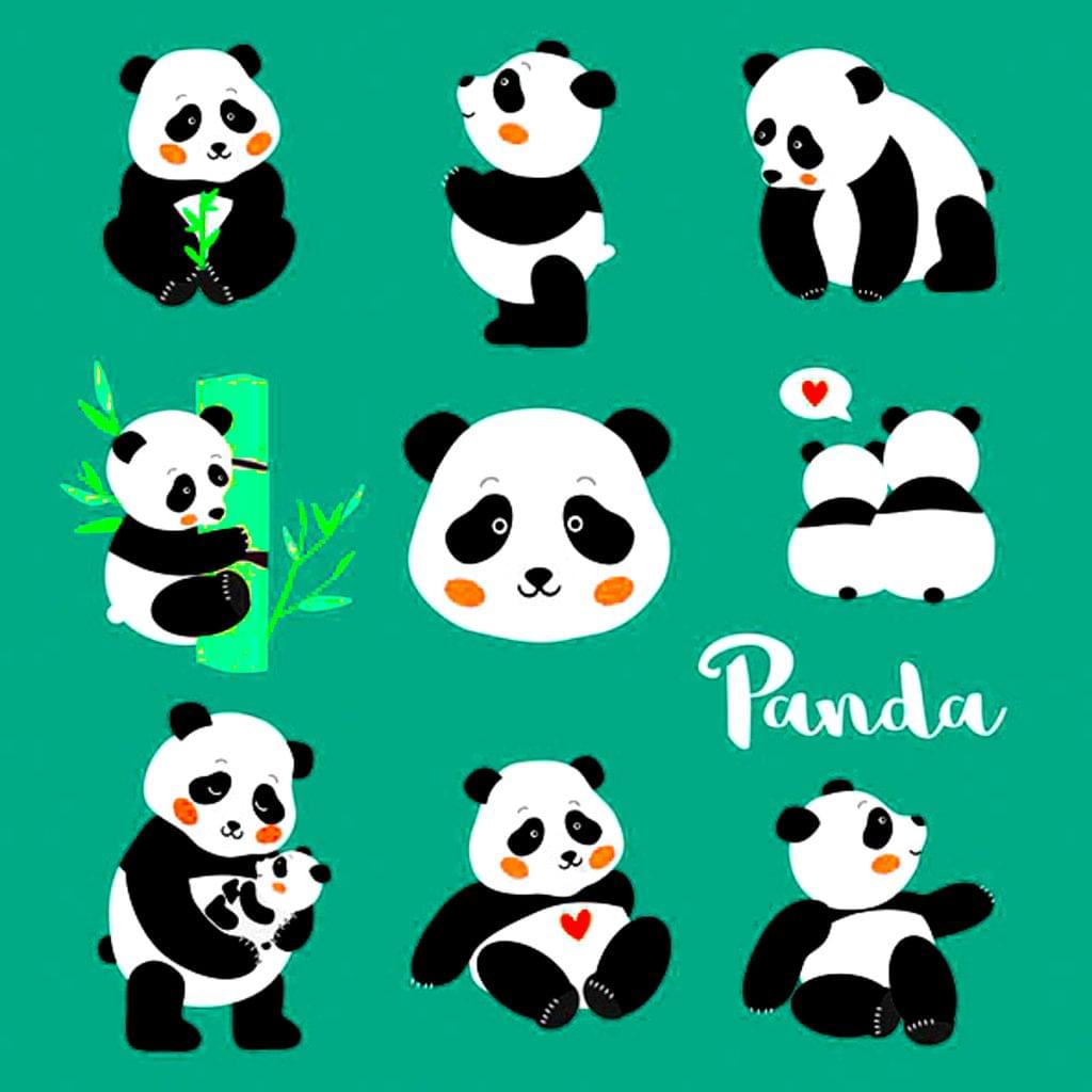 Decoupage Napkin / Tissue papers - Panda