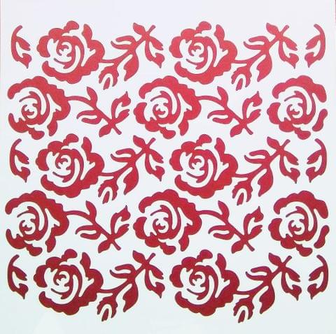 Floral Background Pattern - Stencils