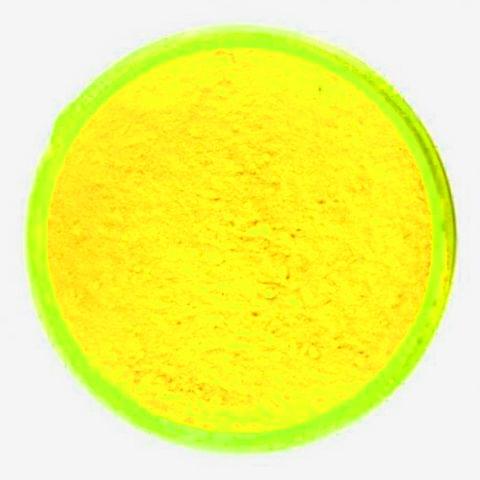 Fluorescent Color Powder - Hot Yellow 15 Grams Jar