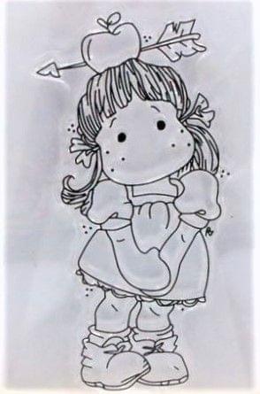 Clear Stamps Imported - Lovely Girls Design 19 - 9cm*6cm