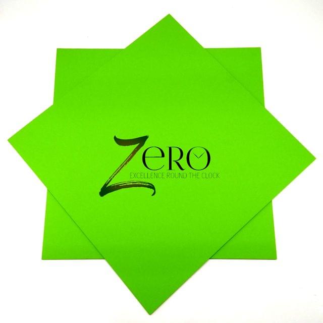 Brand Zero 250 Gsm Card Stock - 12 By 12 Inches Pack of 10 - Harlequin Green Colour